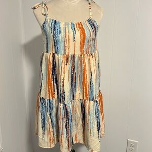 Dress with Tie straps